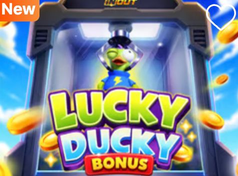 Sci-fi duck character artwork from the Lucky Ducky Bonus game